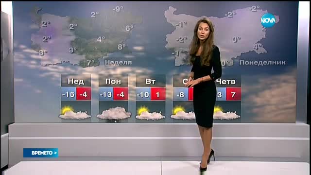 Прогноза за времето (23.01.2016 - централна)