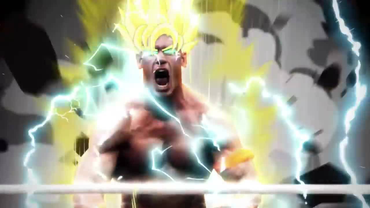 John Cena Goes Super Saiyan [ D B Z / Cenarang ]