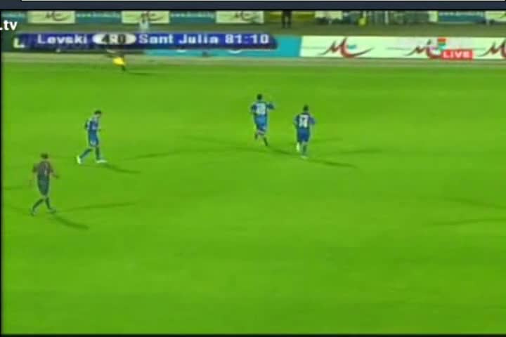 Левски - Санта Хулия 4 - 0 Страхотен Гол На Гаджев