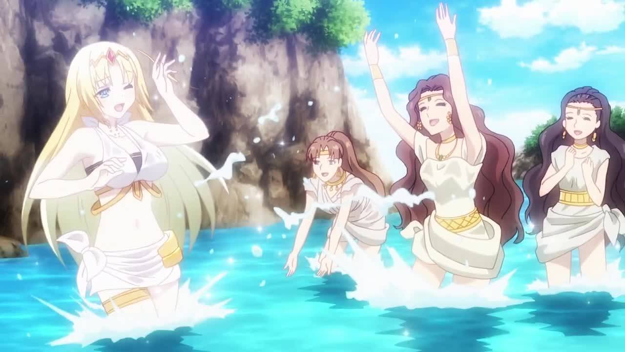 File:Hyakuren Haou Seiyaku Valkyria7 3.jpg - Anime Bath Scene Wiki