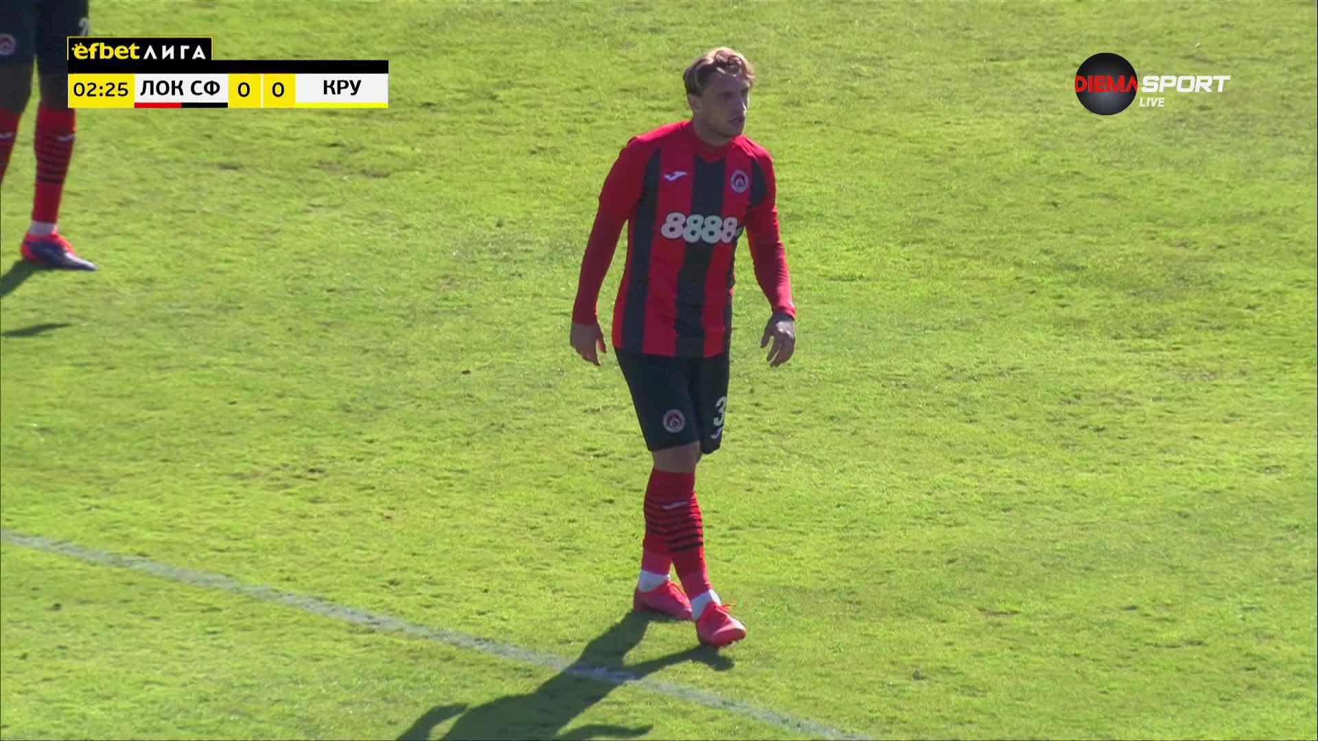 Локомотив София - Крумовград 0:0 /първо полувреме/