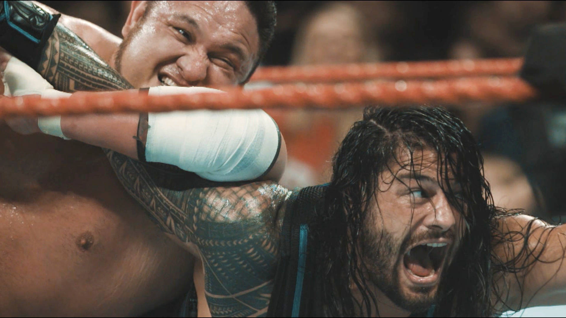 Битката между Роман Рейнс и Самоа Джо на забавен каданс: WWE.com 19 Юли, 2017