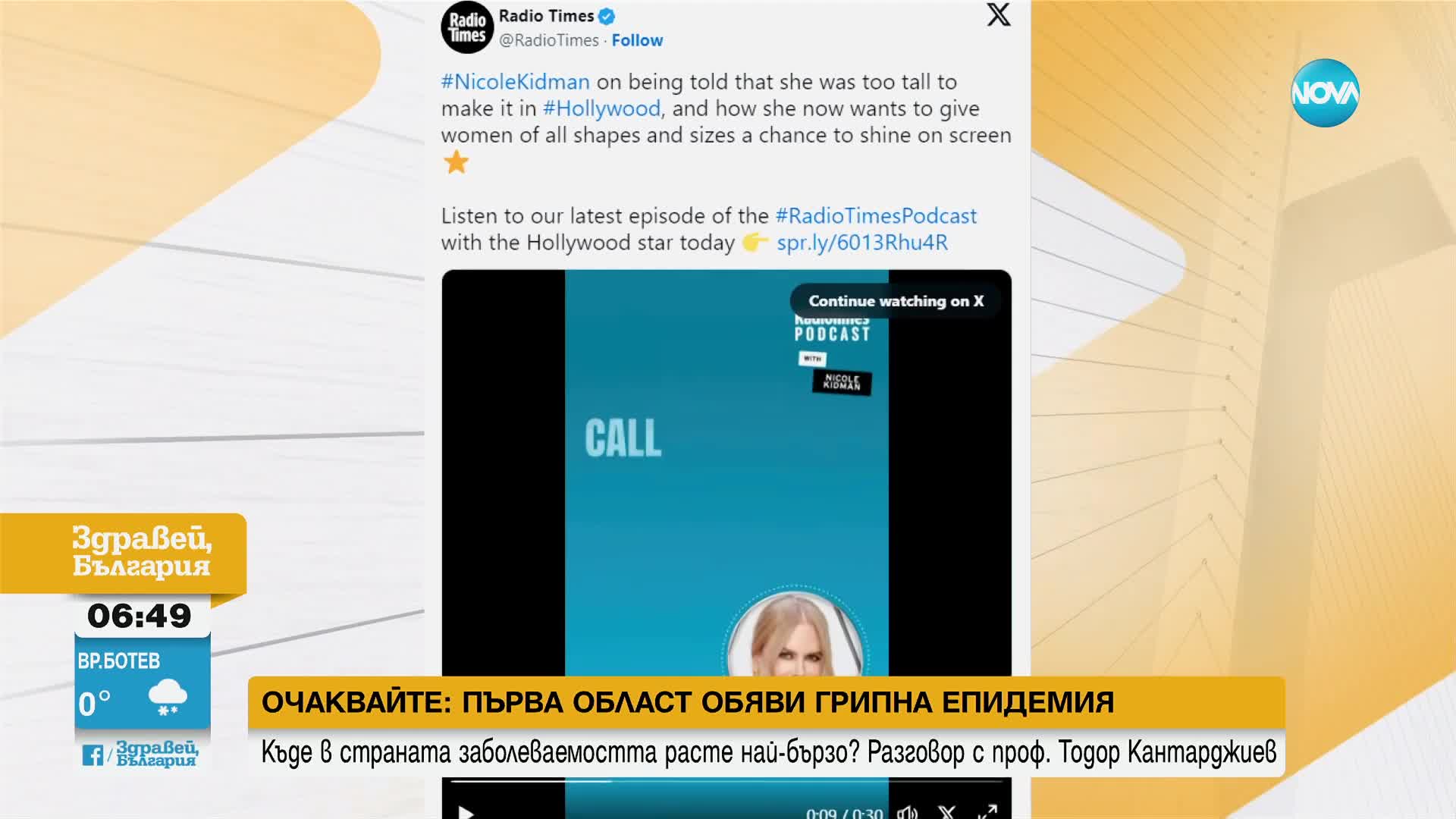 Никол Кидман: Лъгала съм, за да взема роля в началото на кариерата ми