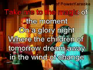 Scorpions - Wind Of Change (karaoke)