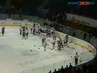 Най - Големият Масов Бой В Хокея За 2008г.