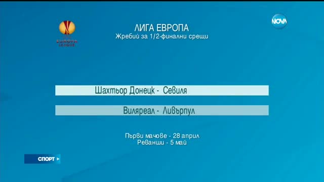 Спортни новини (15.04.2016 - централна)