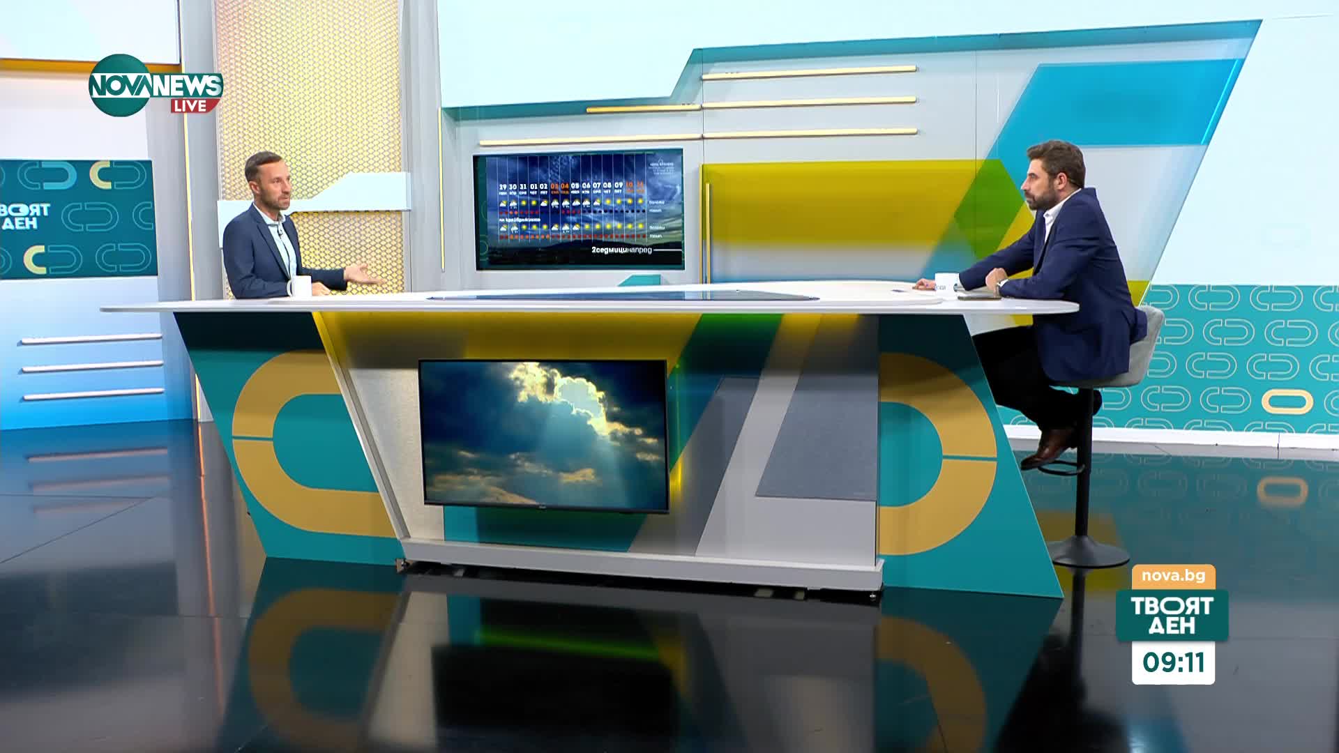 Жълт код за валежи в 10 области