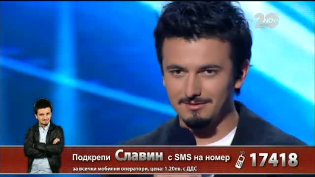 Славин Славчев - X Factor Live (04.11.2014)