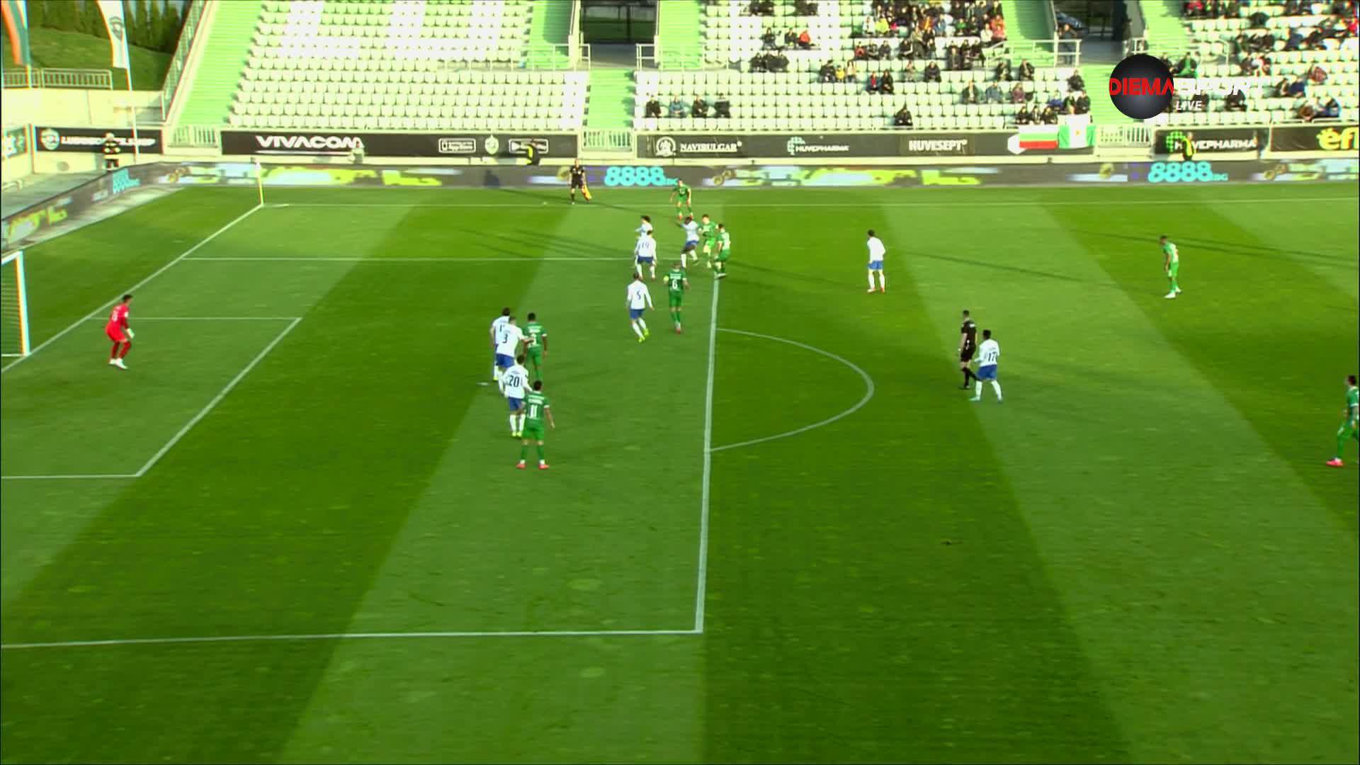 Лудогорец - Спартак Варна 1:0 /първо полувреме/