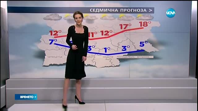 Прогноза за времето (17.02.2016 - централна)