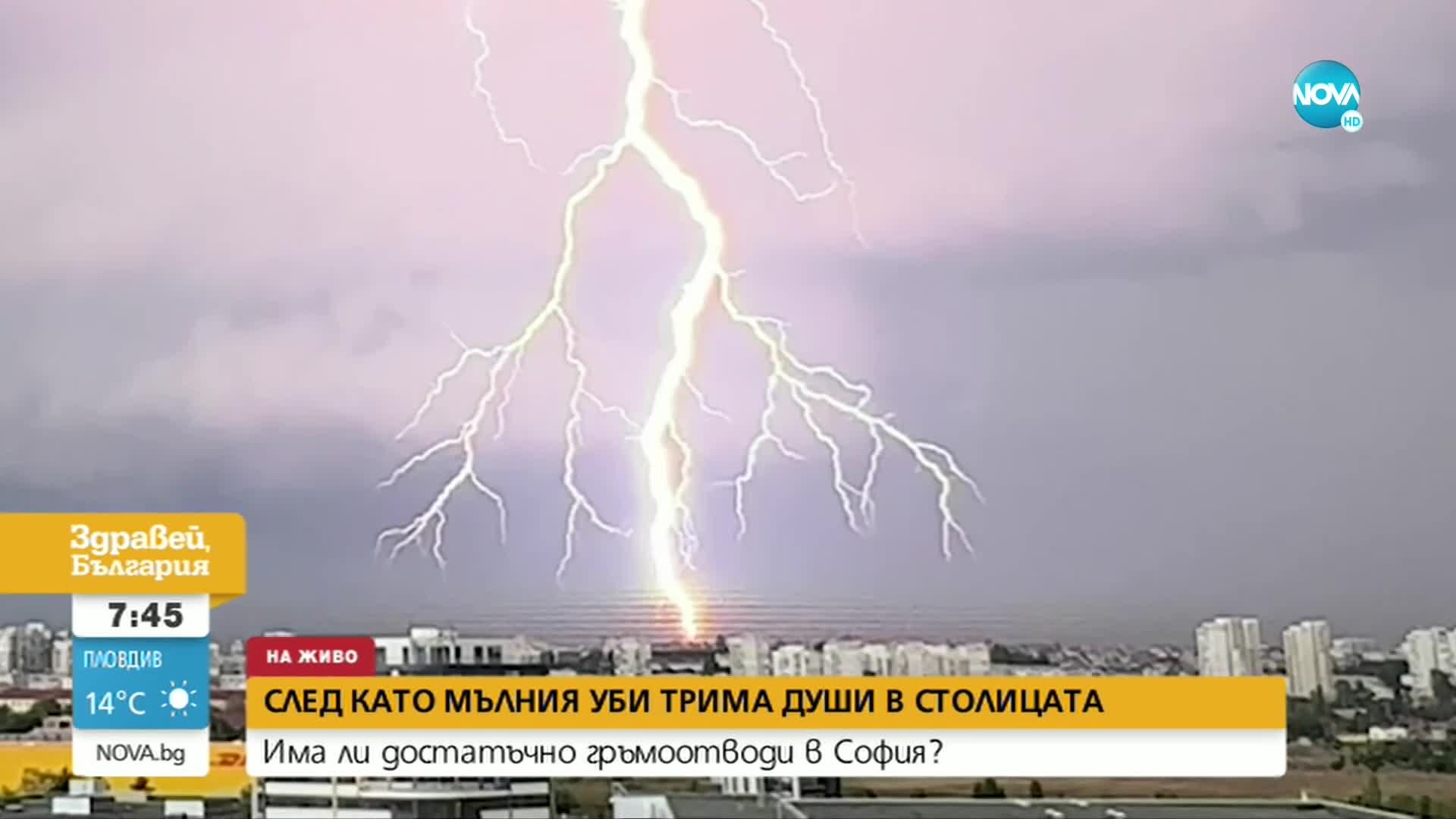 Климатолог: Мощната буря в София е необичайна за края на септември