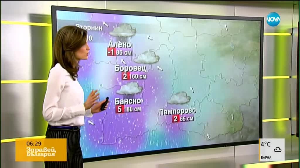 Прогноза за времето (13.02.2018 - сутрешна)