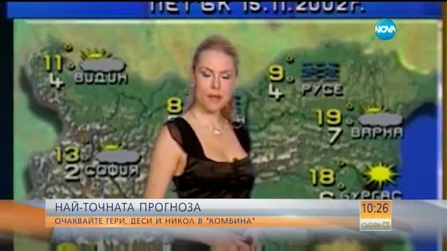 Гери, Деси и Никол - синоптичките на NOVA