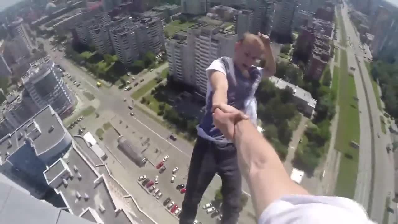 На това се казва да нямаш страх от високо