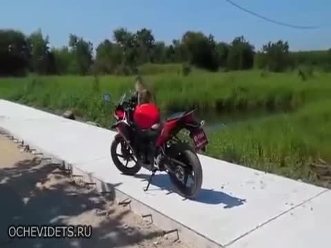 Маймунка срещу Мотоциклетист! Много Смях!