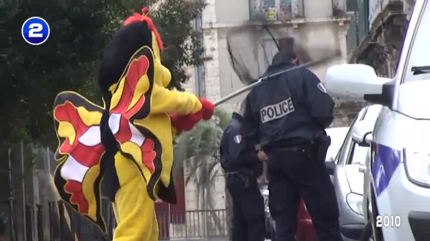 Remi Gaillard - Бъзици с полицията ..