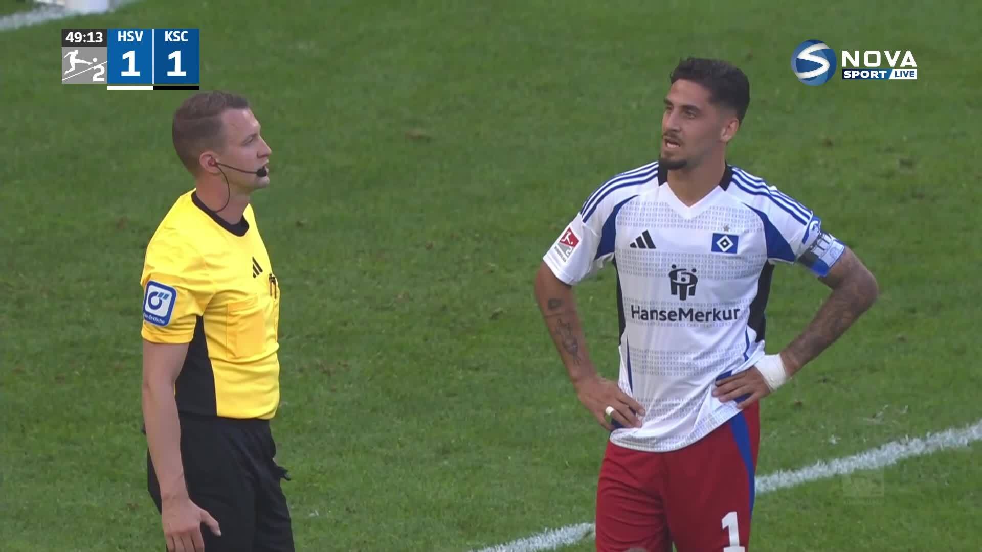 Хамбургер - Карлсруе 1:2 /репортаж/