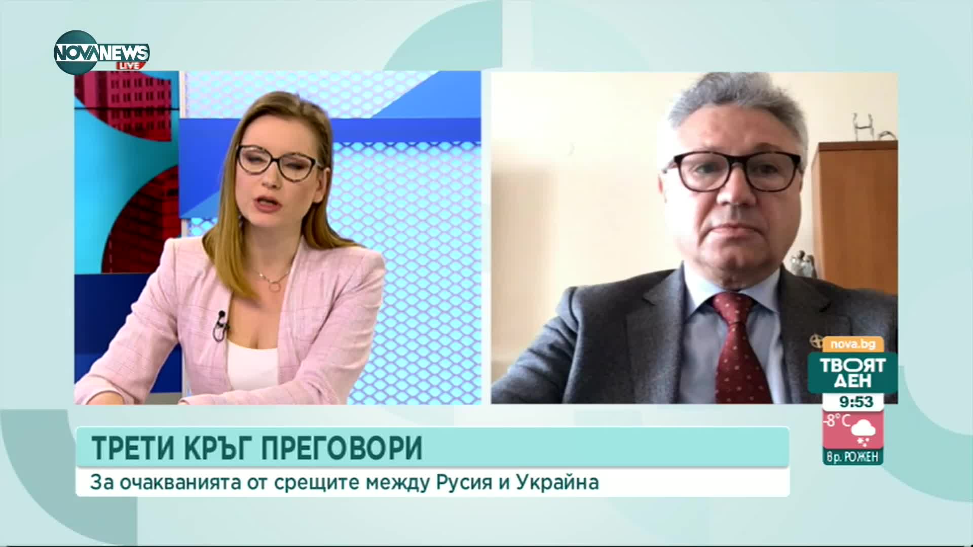 Шаламанов: Мир в Украйна може да има само с подписа на Зеленски