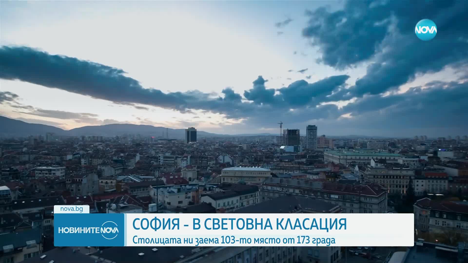 София се изкачва в класацията на най-добрите градове за живеене