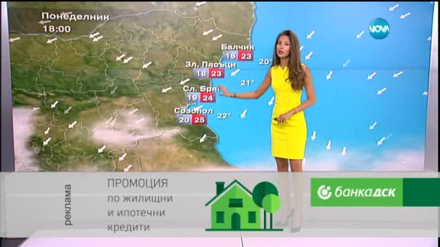 Прогноза за времето (08.06.2015 - сутрешна)