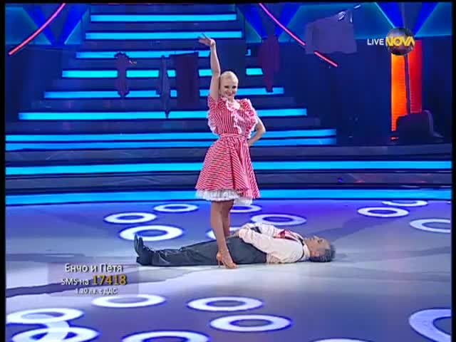 Dancing Stars - Бате Енчо и Петя - елиминации 2-ри танц (13.03.2014г.)