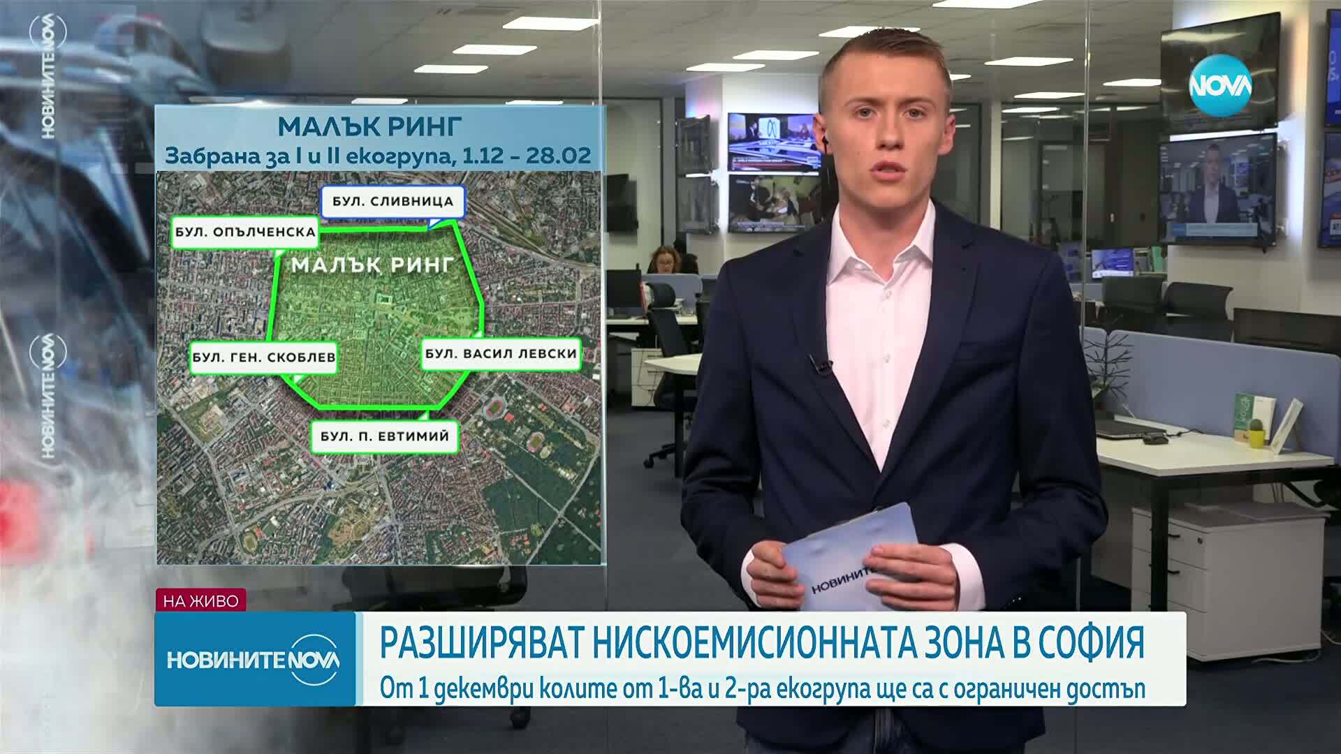 За по-чист въздух: Забрана за влизане на автомобили в центъра на София през зимните месеци