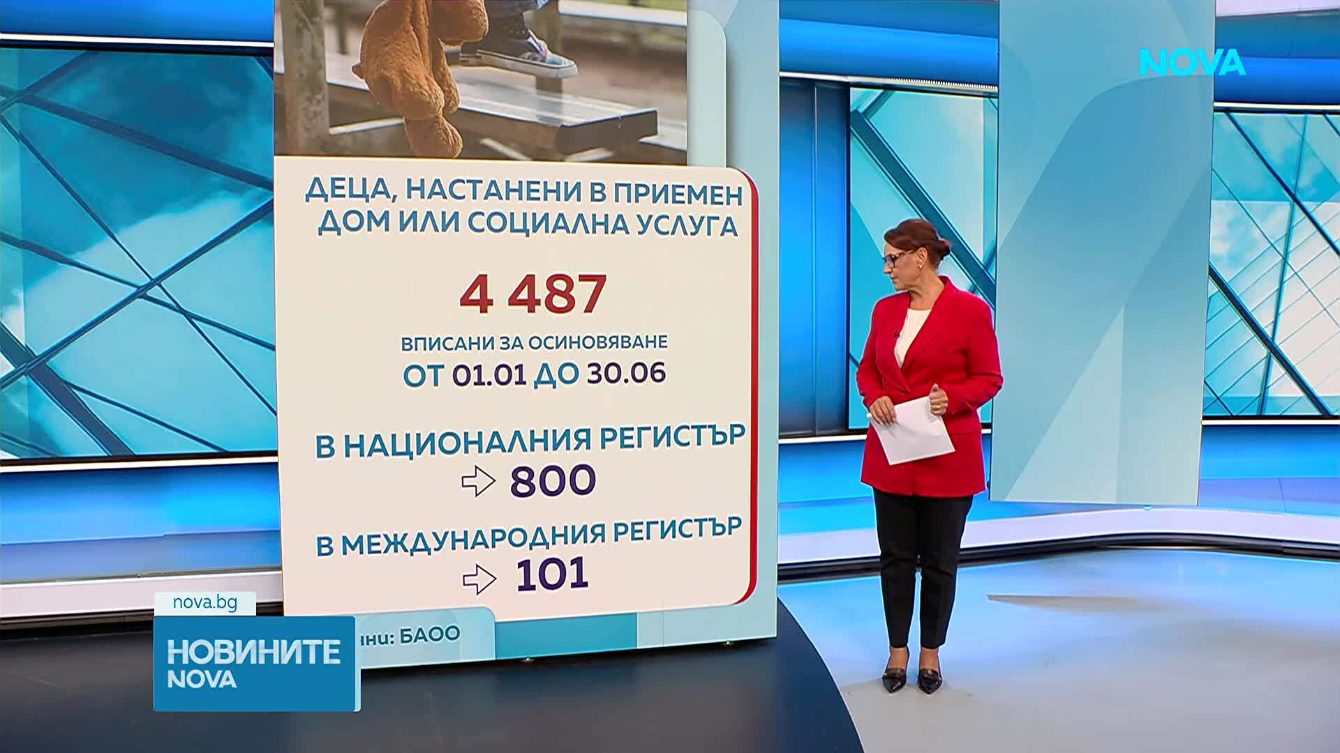 Близо 4500 деца, лишени от родителска грижа, чакат да бъдат вписани в регистъра за осиновяване