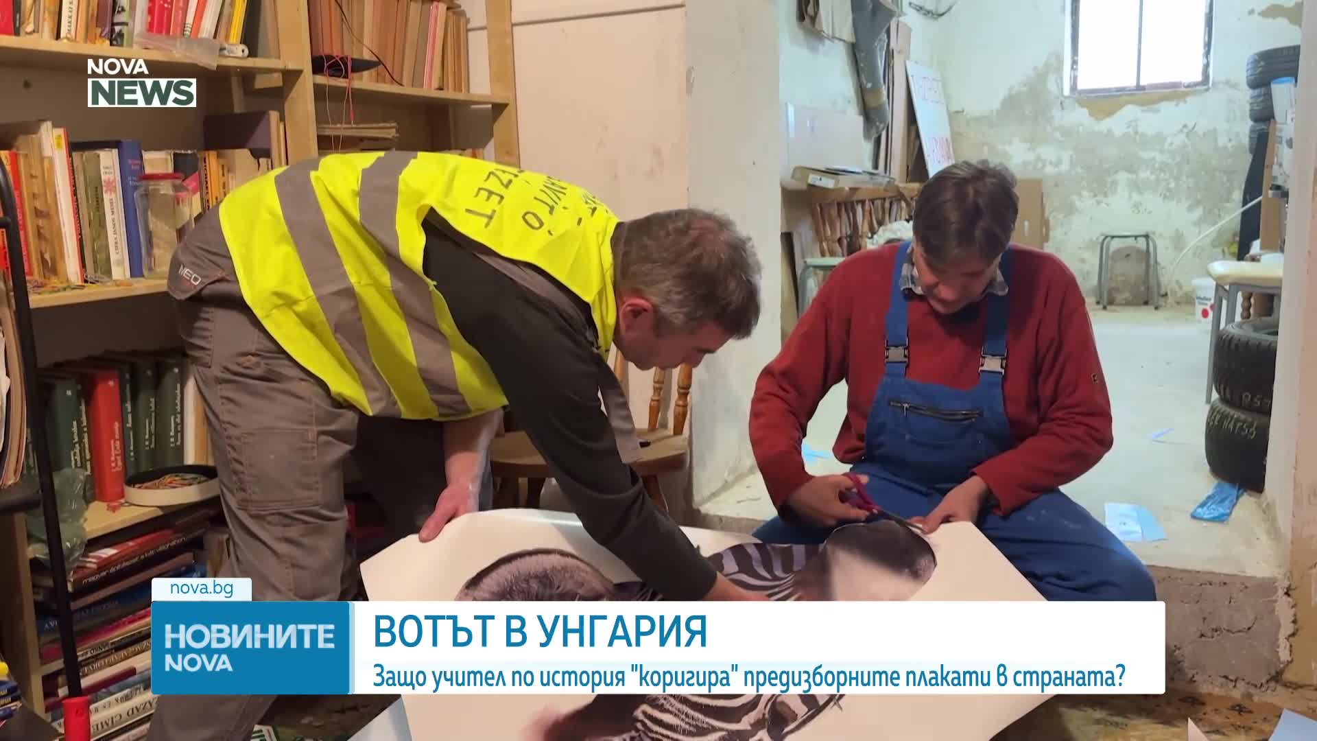 Вотът в Унгария: Защо учител по история "коригира" предизборните плакати в страната?
