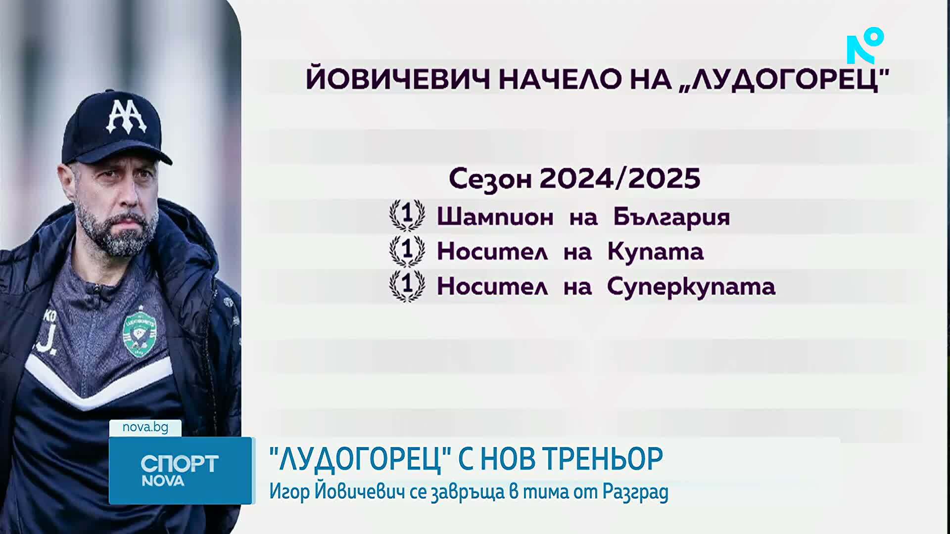 Игор Йовичевич се завръща начело на Лудогорец