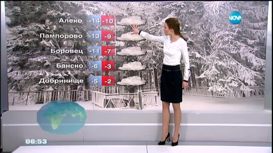 Прогноза за времето (09.02.2015- сутрешна)