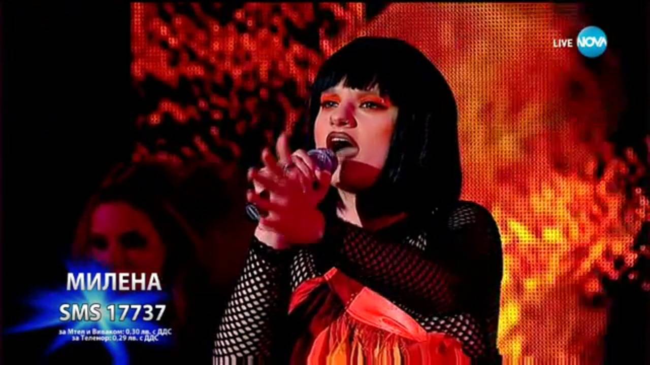 Огнената Милена Цанова с изпепеляващ прочит на Just like Fire - X Factor Live (29.10.2017)