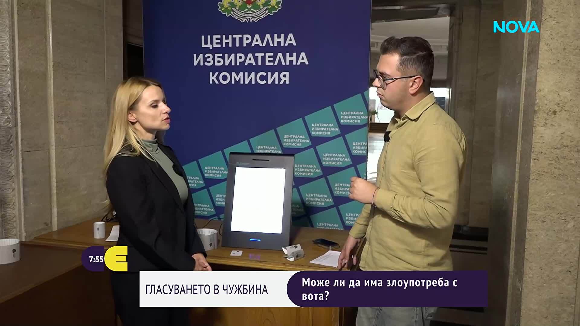 Как се гласува на машина