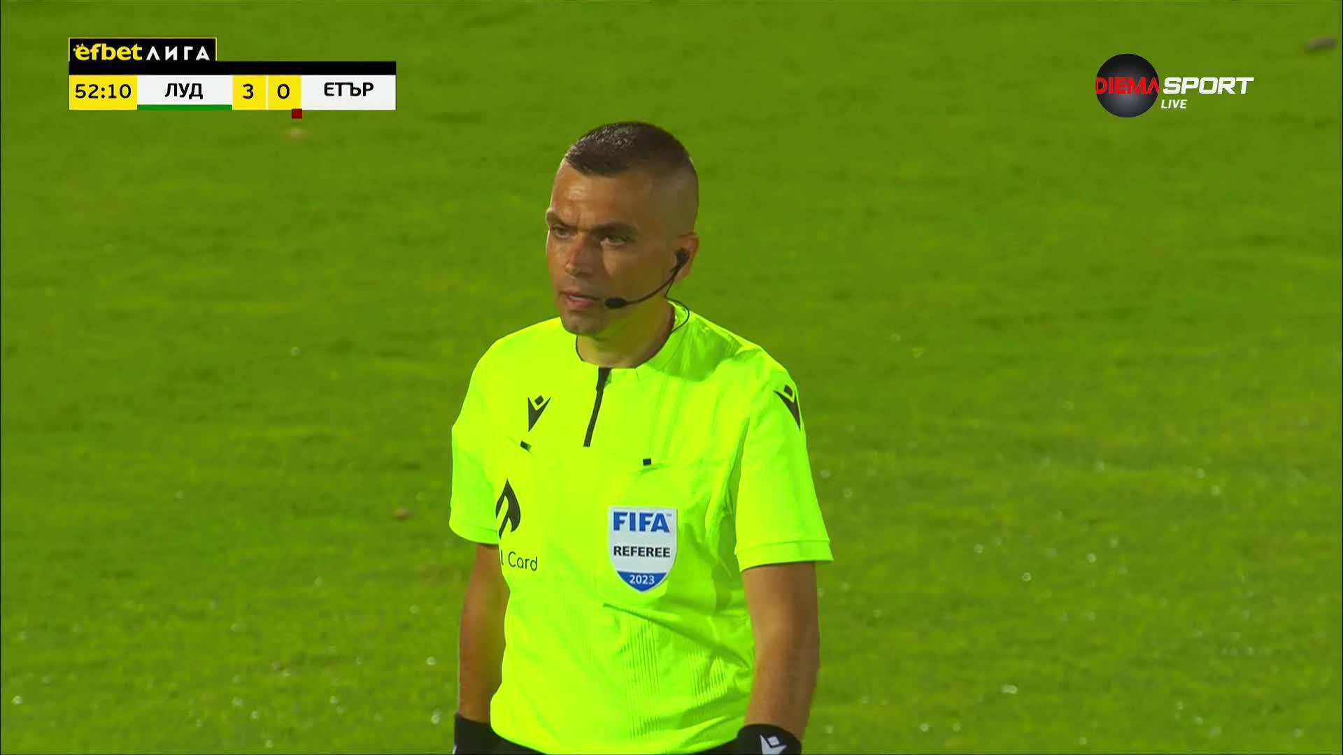 Пропусната дузпа от Лудогорец