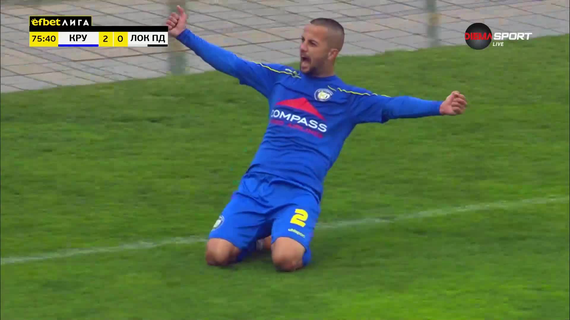 Джунейт Али отбеляза втори гол във вратата на Локомотив Пловдив