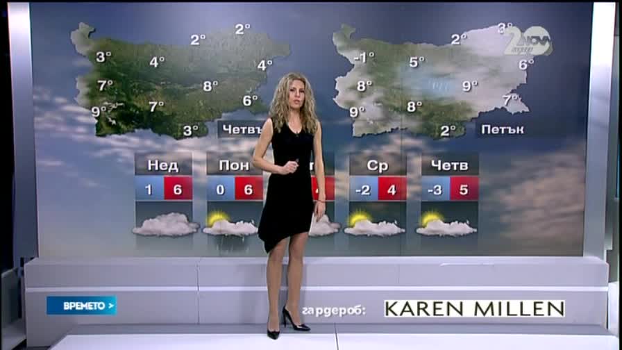 Прогноза за времето (23.11.2014 - сутрешна)