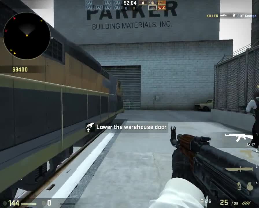 Cs:go Мисия с моите приятели (railway)