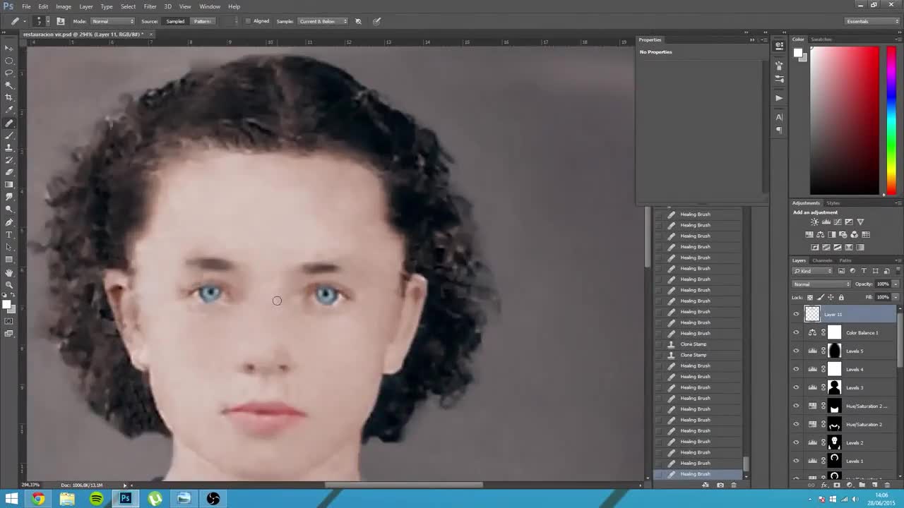 Фотограф възстановява стара снимка с фотошоп - резултатът е фантастичен!