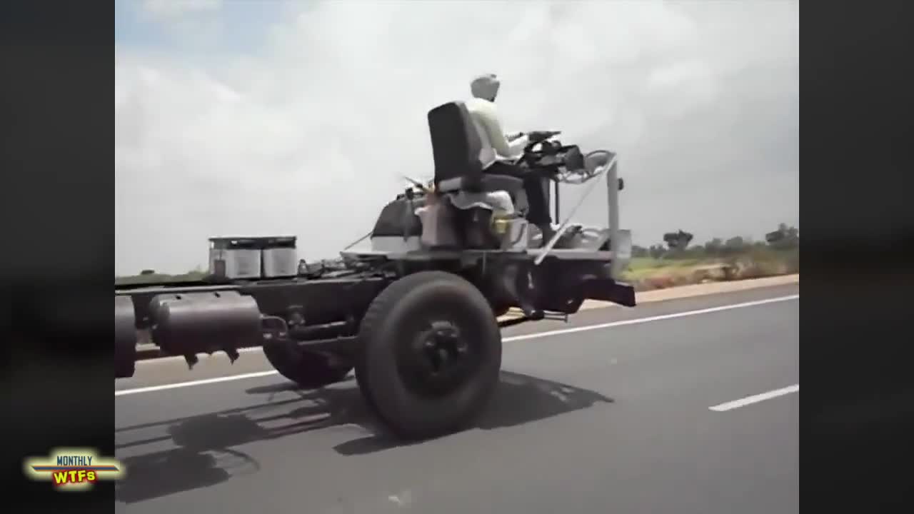 Щури превозни средства на пътя - Monthlyfails