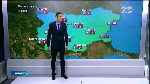 Прогноза за времето (03.12.2014 - централна)