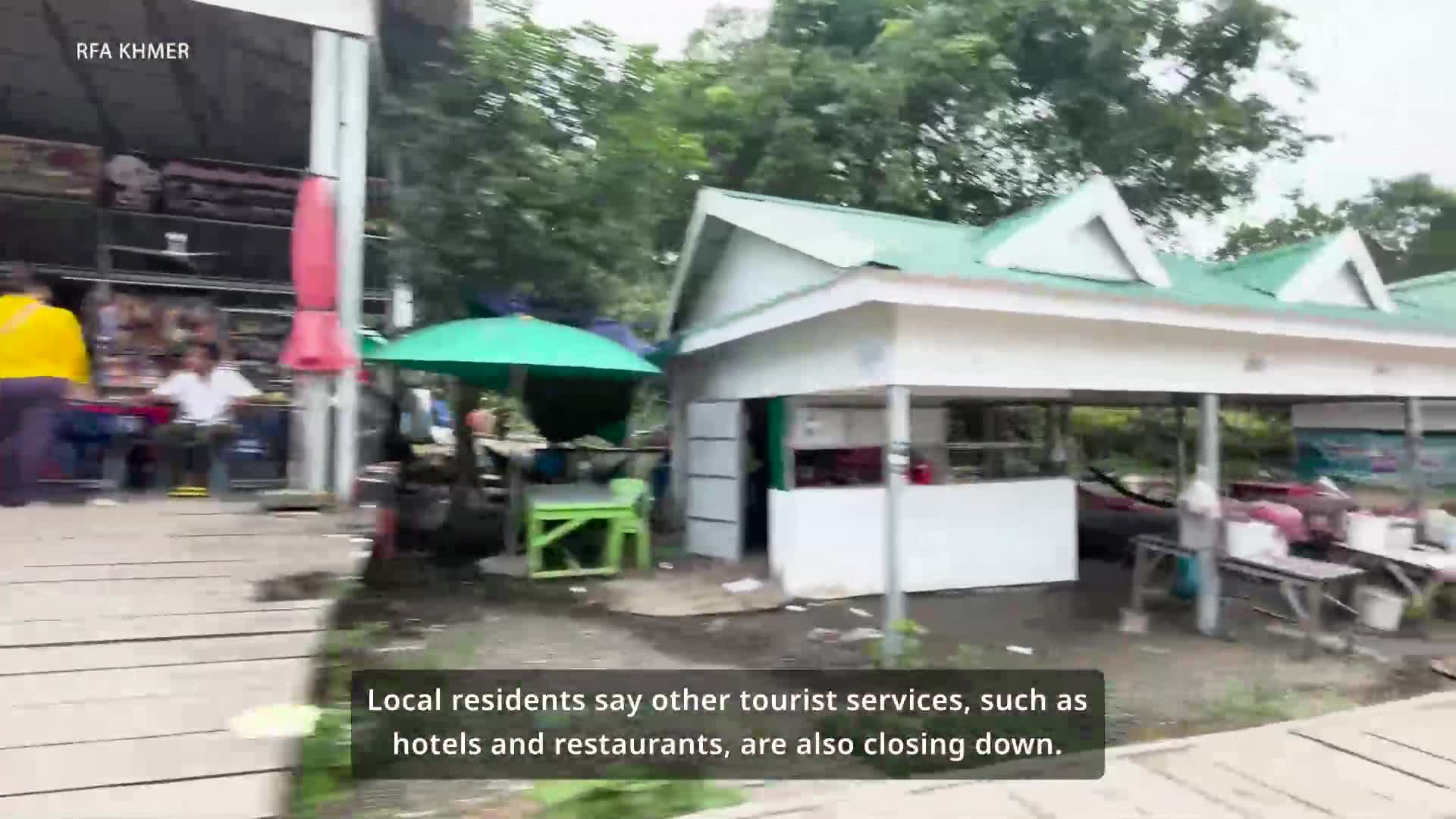 Tourism down at ancient Cambodian temple