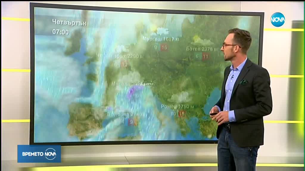 Прогноза за времто (01.11.2018 - сутрешна)