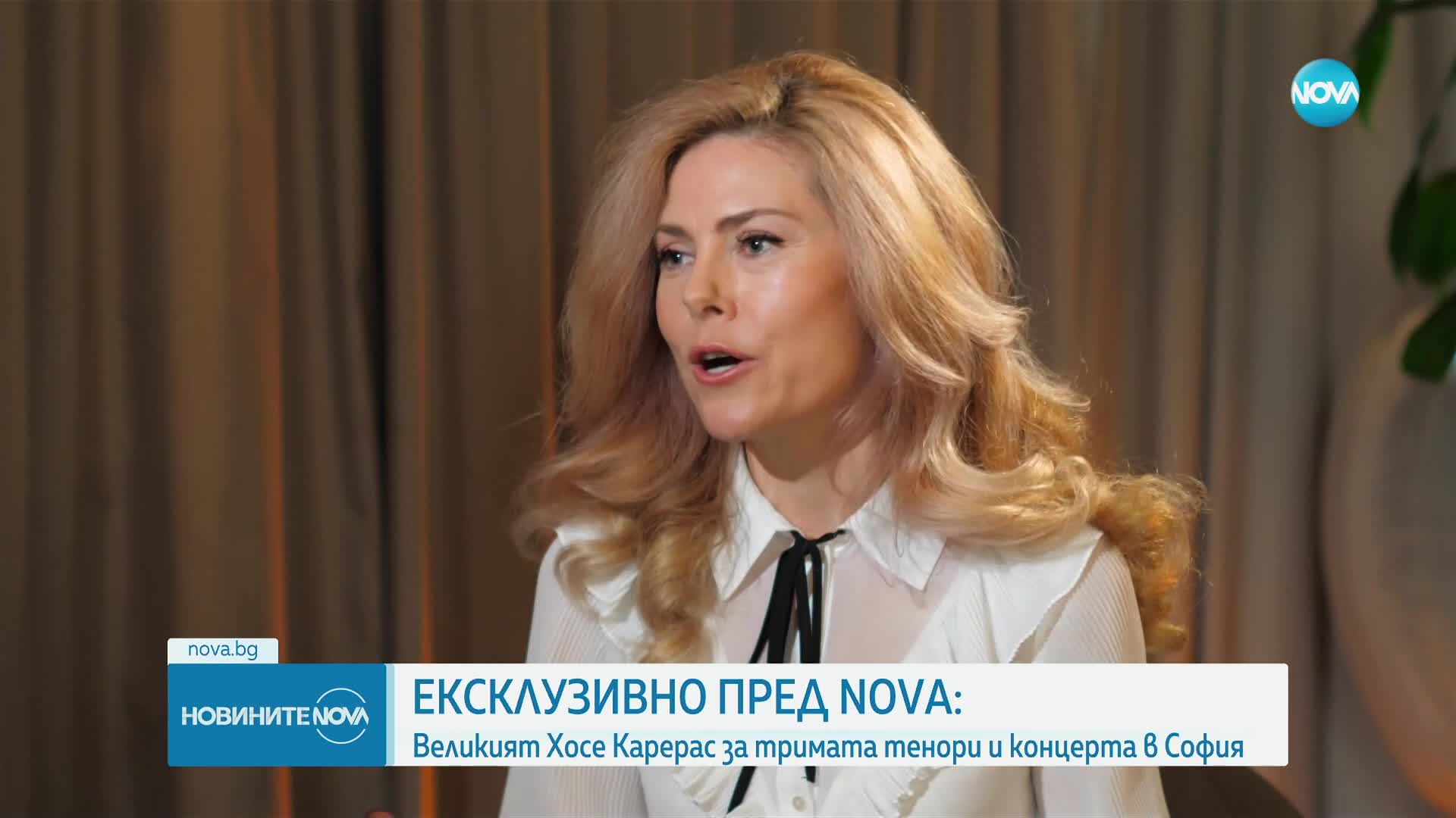 Ексклузивно интервю на Хосе Карерас пред Деси Банова-Плевнелиева в "Събуди се"