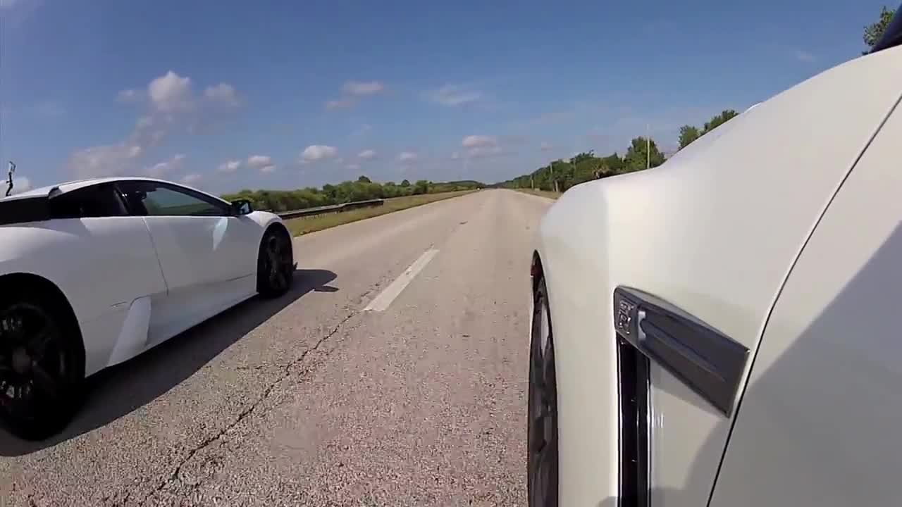 Улична гонка! Lamborghini Murcielago vs. Nissan Gt-r