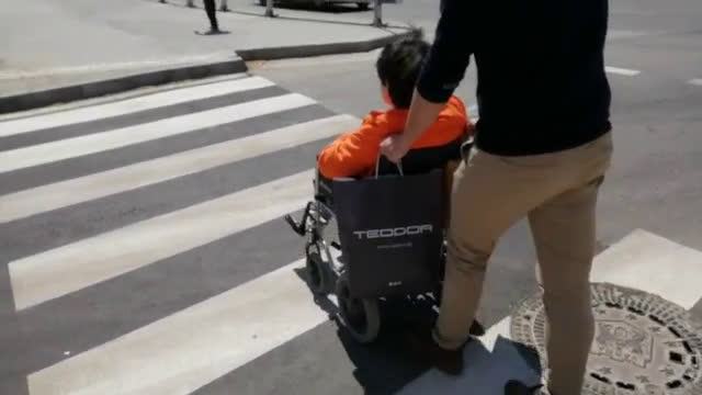 Тротоар за колички