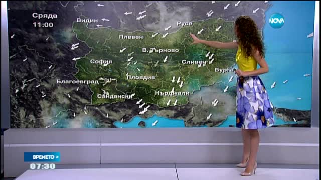 Прогноза за времето (05.08.2015 - сутрешна)