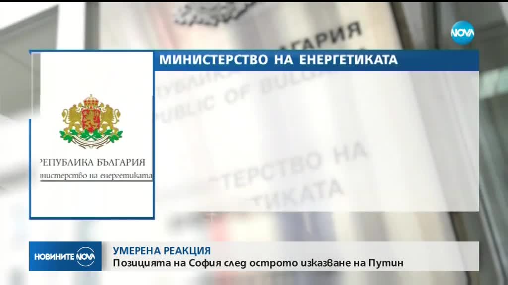 Упрекът на Путин за „Южен поток” предизвика реакции в парламента