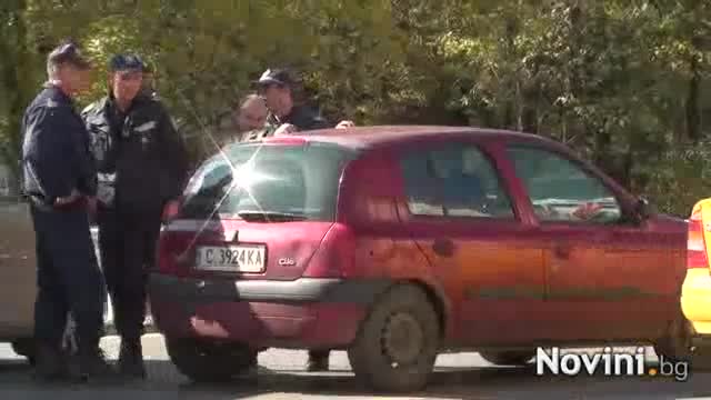 Бой с бухалки на "цариградско шосе" на фона на дербито