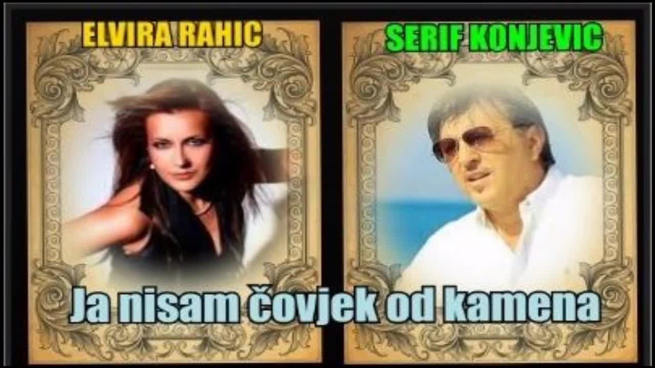 Прекрасна !!! Serif Konjevic i Elvira Rahic - Ja nisam covjek od kamena - Audio 1997 Hd (bg,sub)