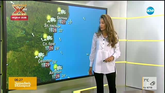 Прогноза за времето (08.09.2017 - сутрешна)
