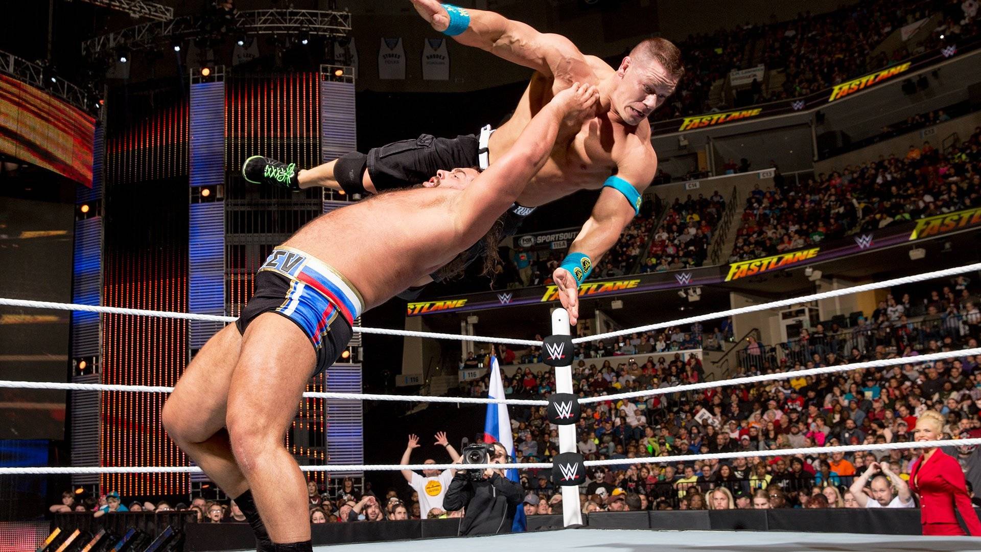 Русев срещу Джон Сина -  2015 WWE